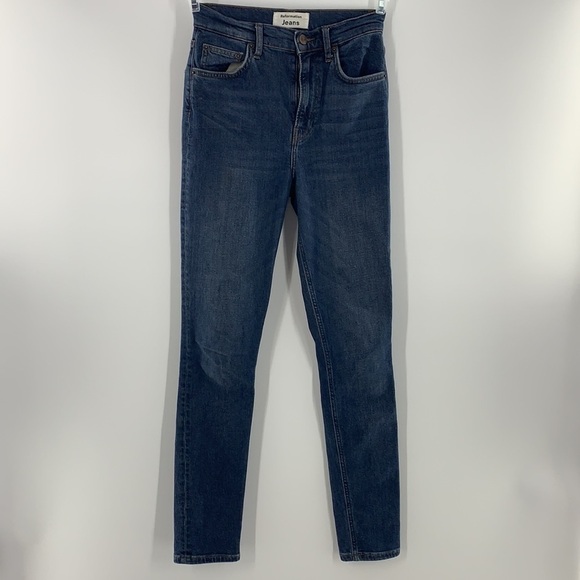 REFORMATION DARK HIGH SKINNY JEANS 24 - Picture 1 of 5